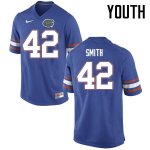 Youth Florida Gators #42 Jordan Smith NCAA Nike Blue Authentic Stitched College Football Jersey RXF8062EJ